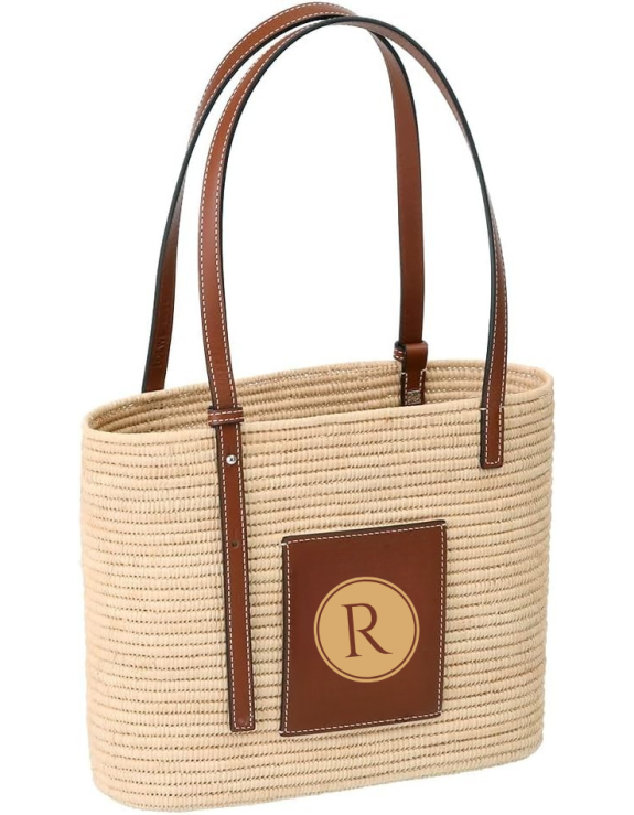 100% handmade natural raffia bag