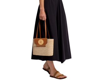 Raffia Basket Bag (Small) High Quality