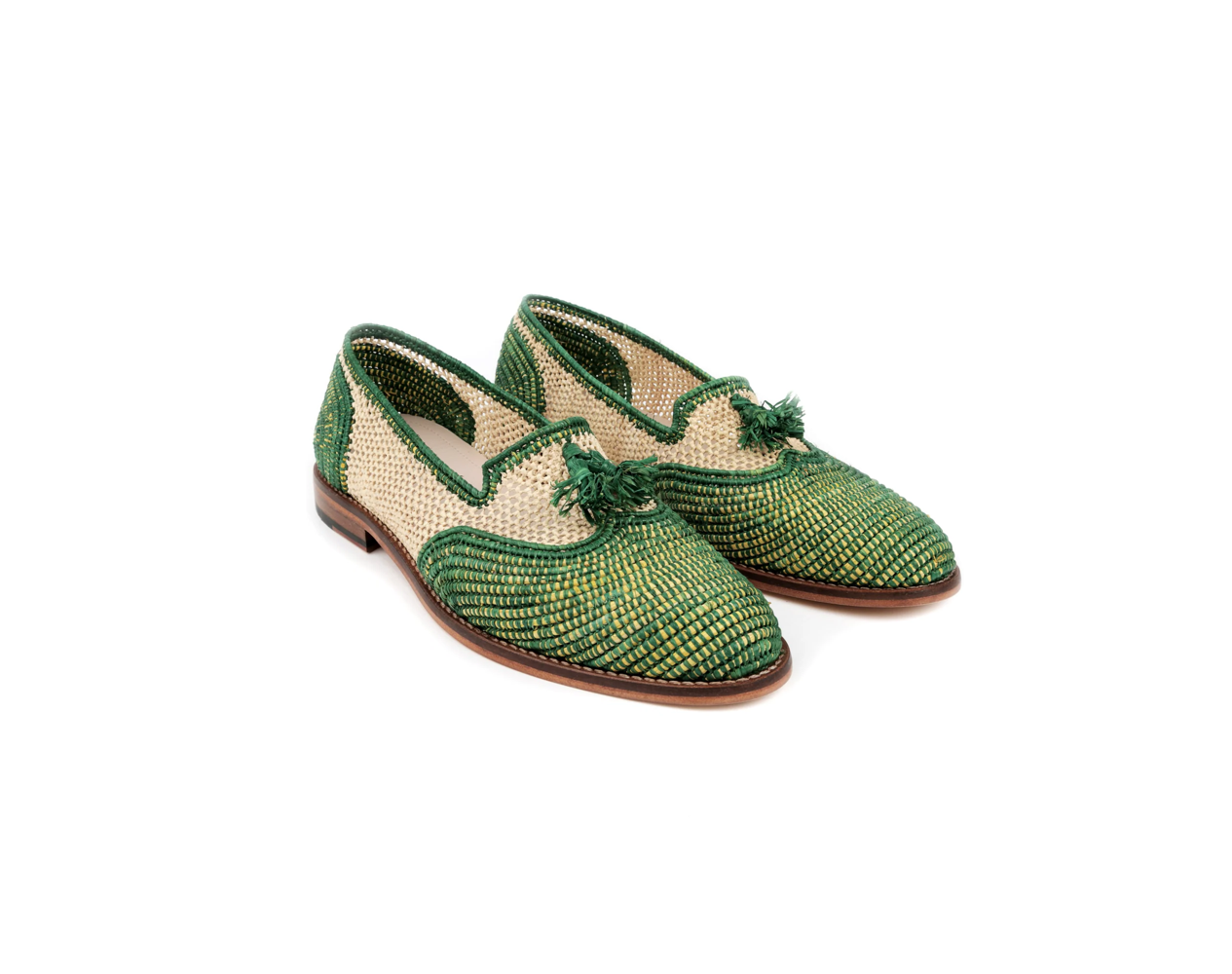 Loafer Raffia Leather  Shoes: Timeless Elegance, Modern Charm
