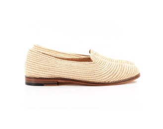 Handmade Moroccan Natural raffia shoes