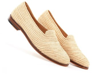 Handmade Moroccan Natural raffia shoes