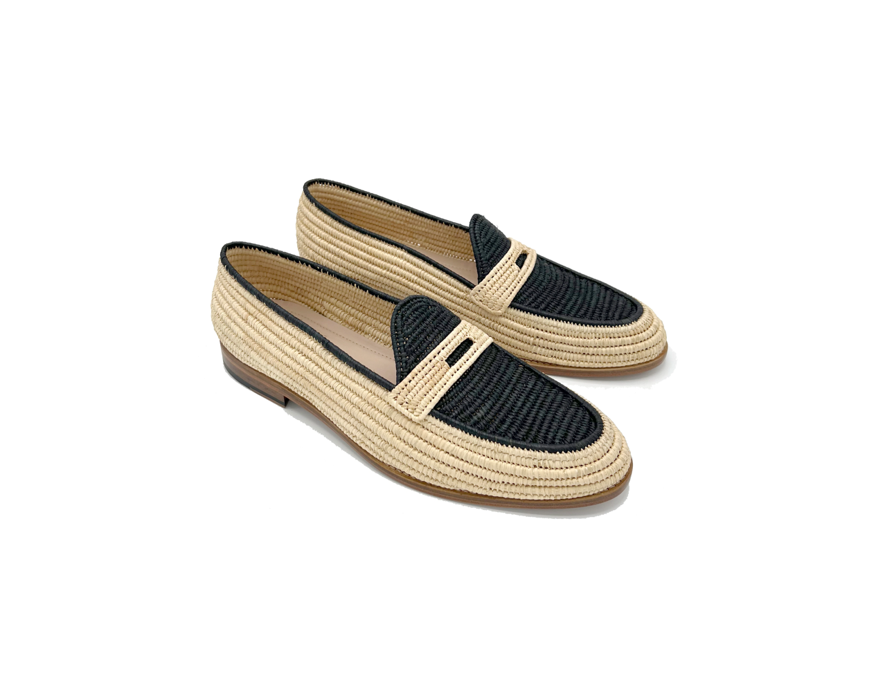 Loafer Raffia Leather  Shoes: Timeless Elegance, Modern Charm