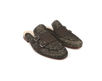 Loafer Raffia Leather  Shoes: Timeless Elegance, Modern Charm
