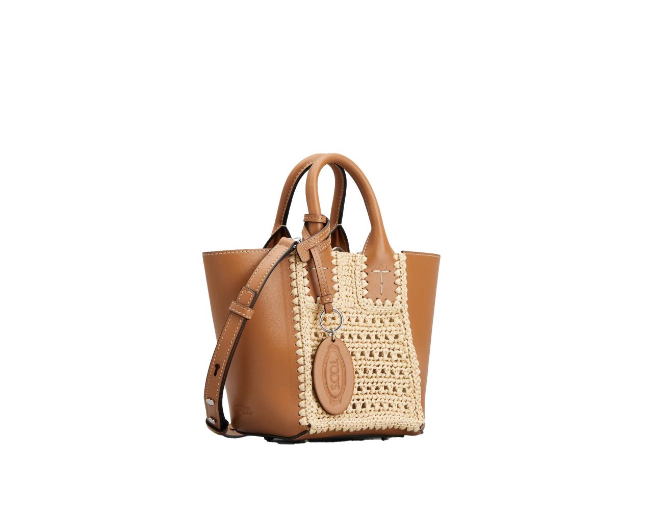 Raffia Leare Tote