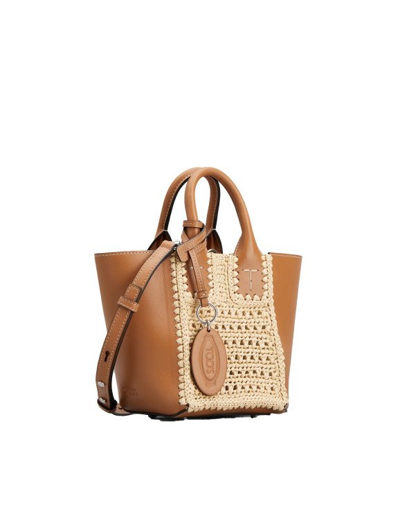 Raffia Leare Tote