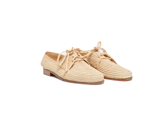 Derby Raffia Shoes: Timeless Elegance, Modern Charm
