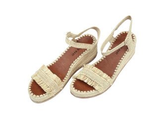 Raffia Sandals Mira Natural