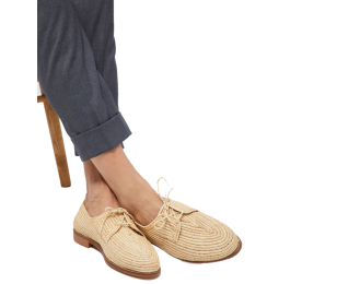 Derby Raffia Shoes: Timeless Elegance, Modern Charm