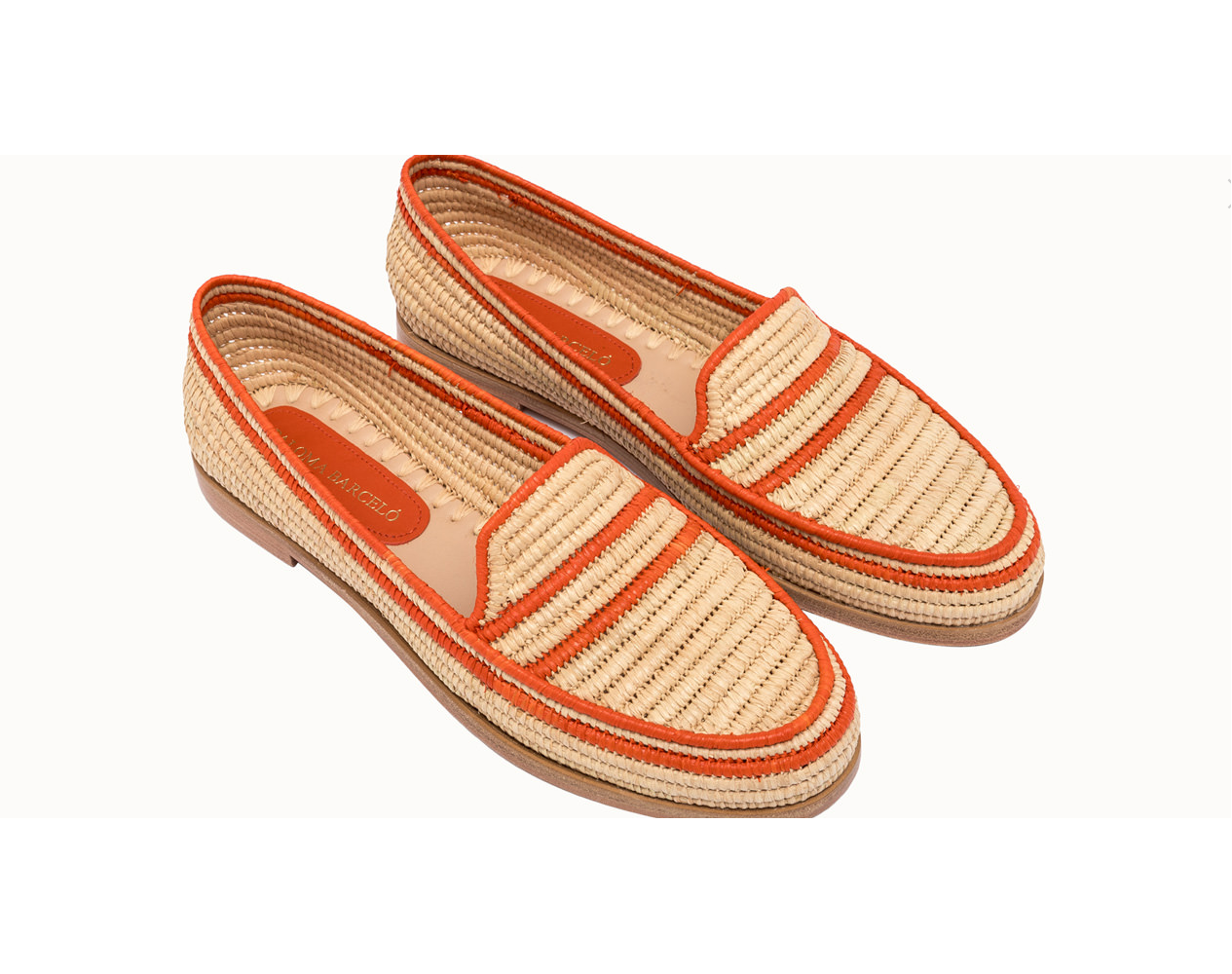 Chic and Eco-Friendly Paula Raffia Bicolor Shoes | Stylish Comfor