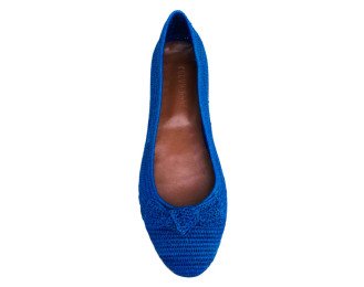 Women's Ballet Raffia Shoes| Blue