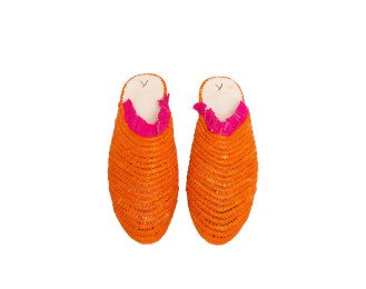 Raffia Sandal Arti | Orange