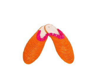 Raffia Sandal Arti | Orange