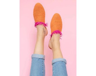 Raffia Sandal Arti | Orange