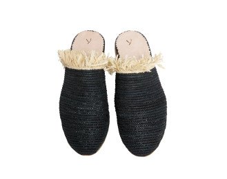 Raffia Sandal Arti | Black