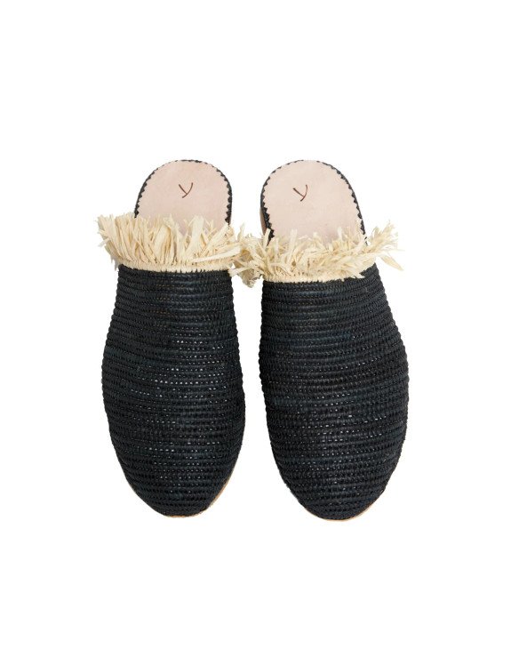 Raffia Sandal Arti | Black