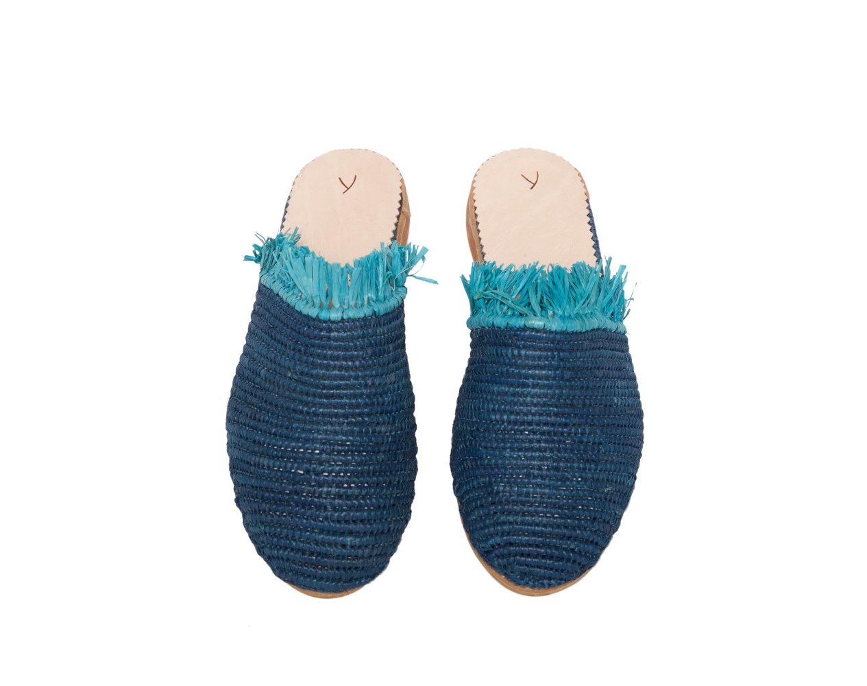 Raffia Sandal Arti | Blue Turquoise