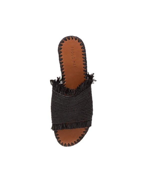 Sandal Raffia Mona | Black