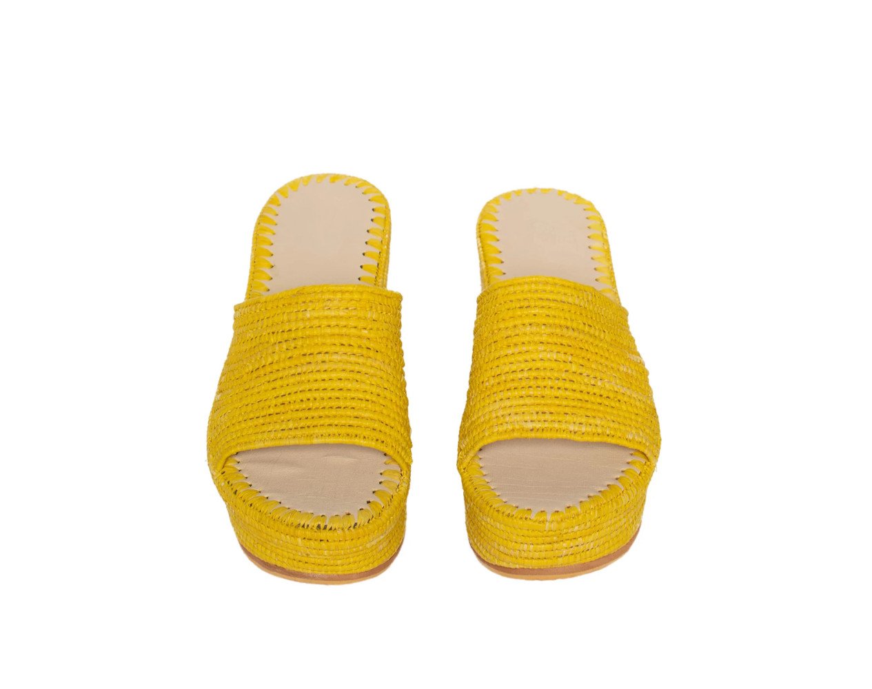 Emma Sandal High Heels | Yellow