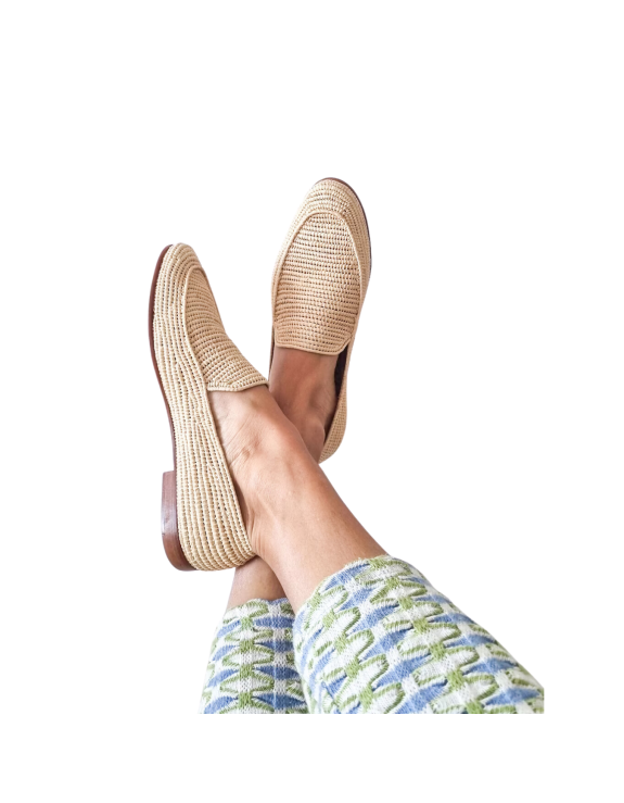 Amelia Raffia Shoes