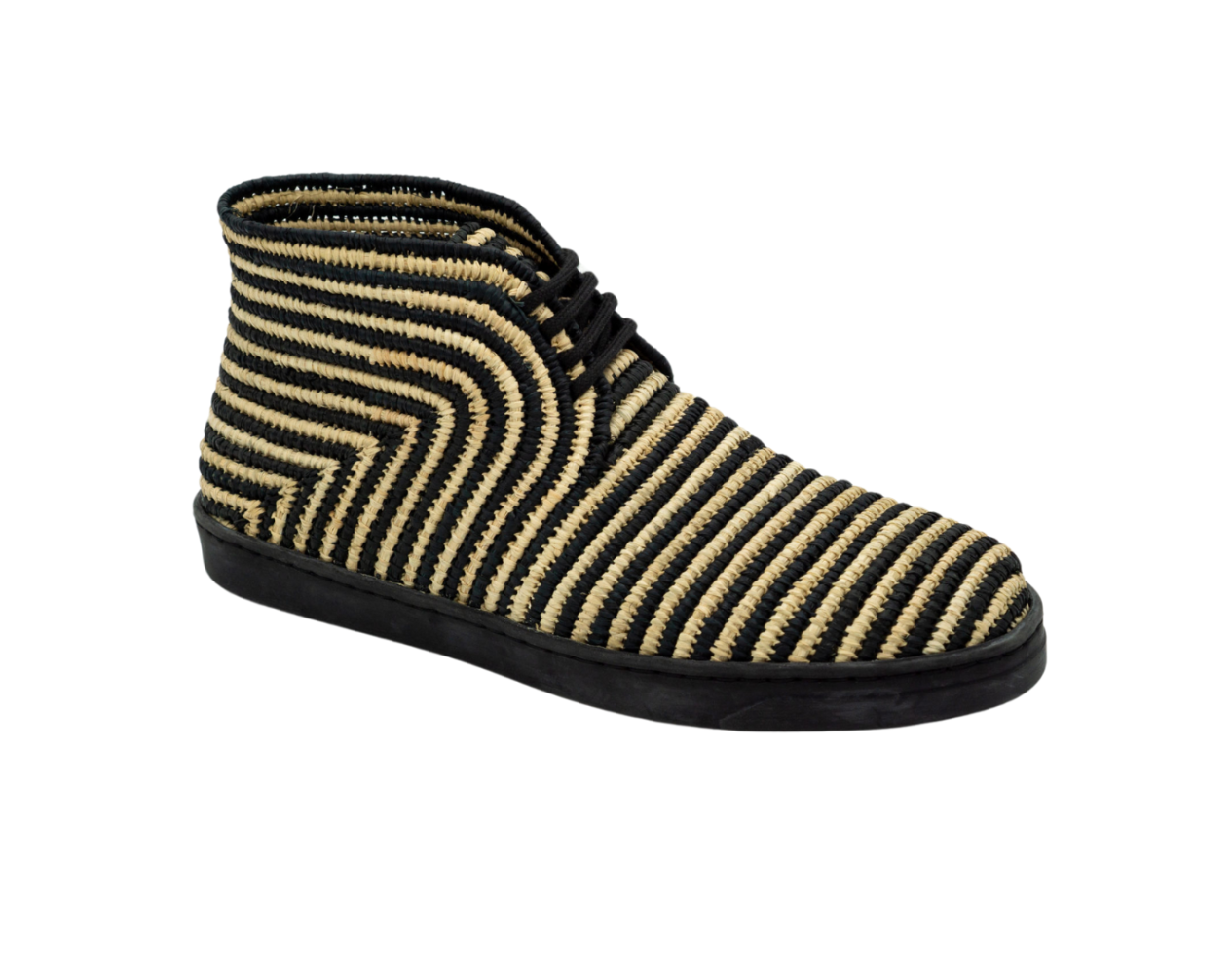 Women stripes Raffia  Shoes
