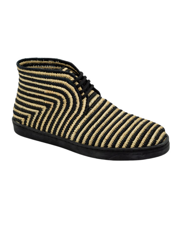 Women stripes Raffia  Shoes