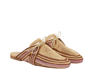 Handmade Raffia Mule - Luxurious Craftsmanship and Summer Elegance