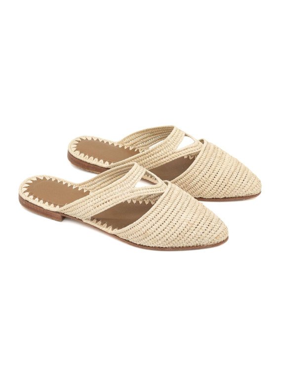 Mary Raffia Sandal Natural