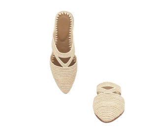 Mary Raffia Sandal Natural