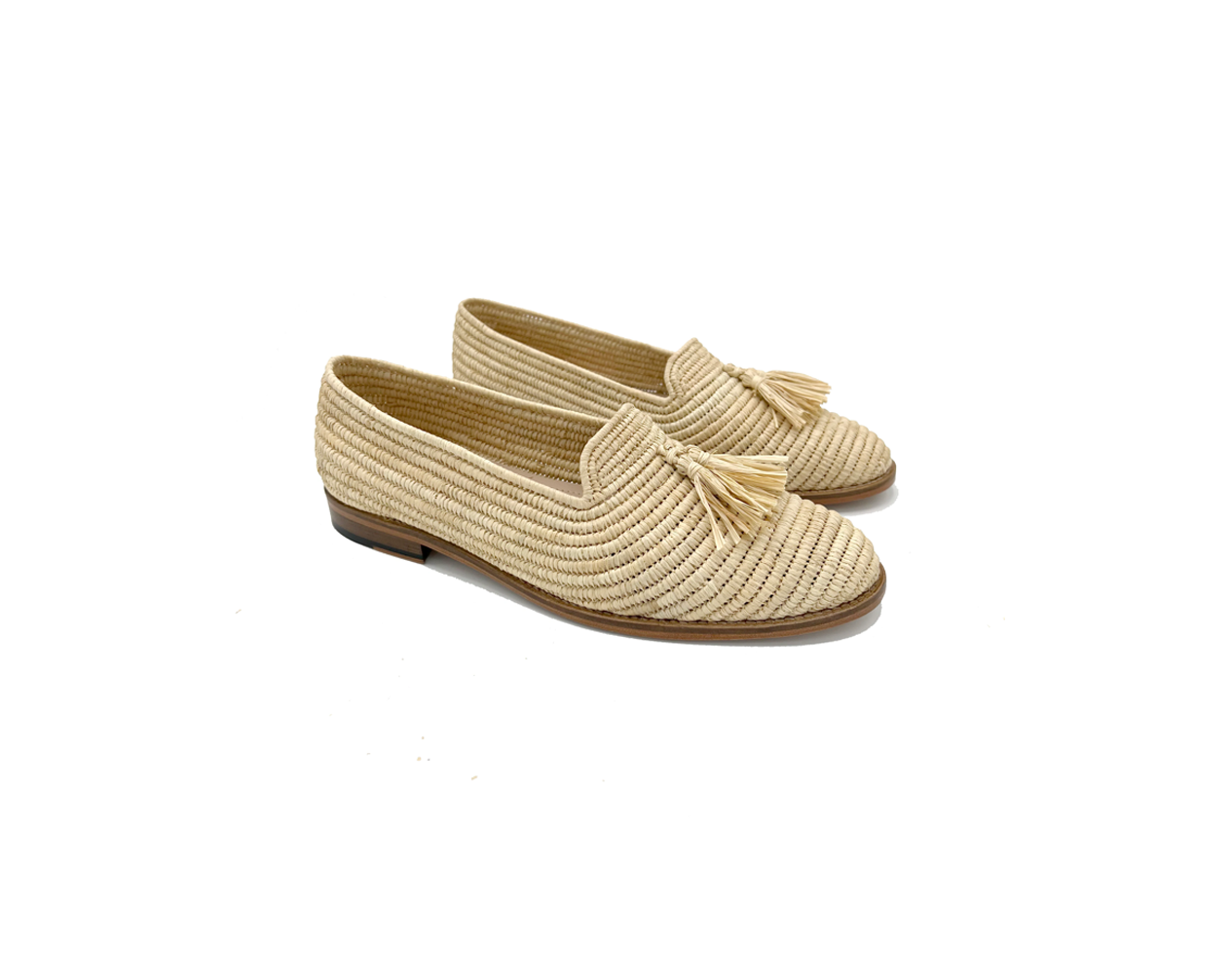 Step into Natural Elegance: Discover Our Loafer Raffia Shoes