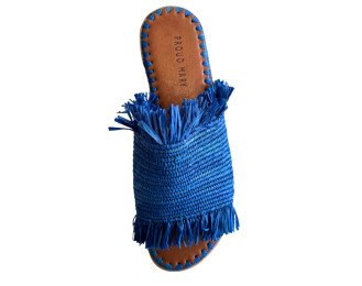 Sandal Raffia Mona | Blue