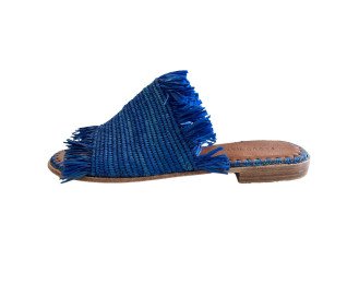 Sandal Raffia Mona | Blue