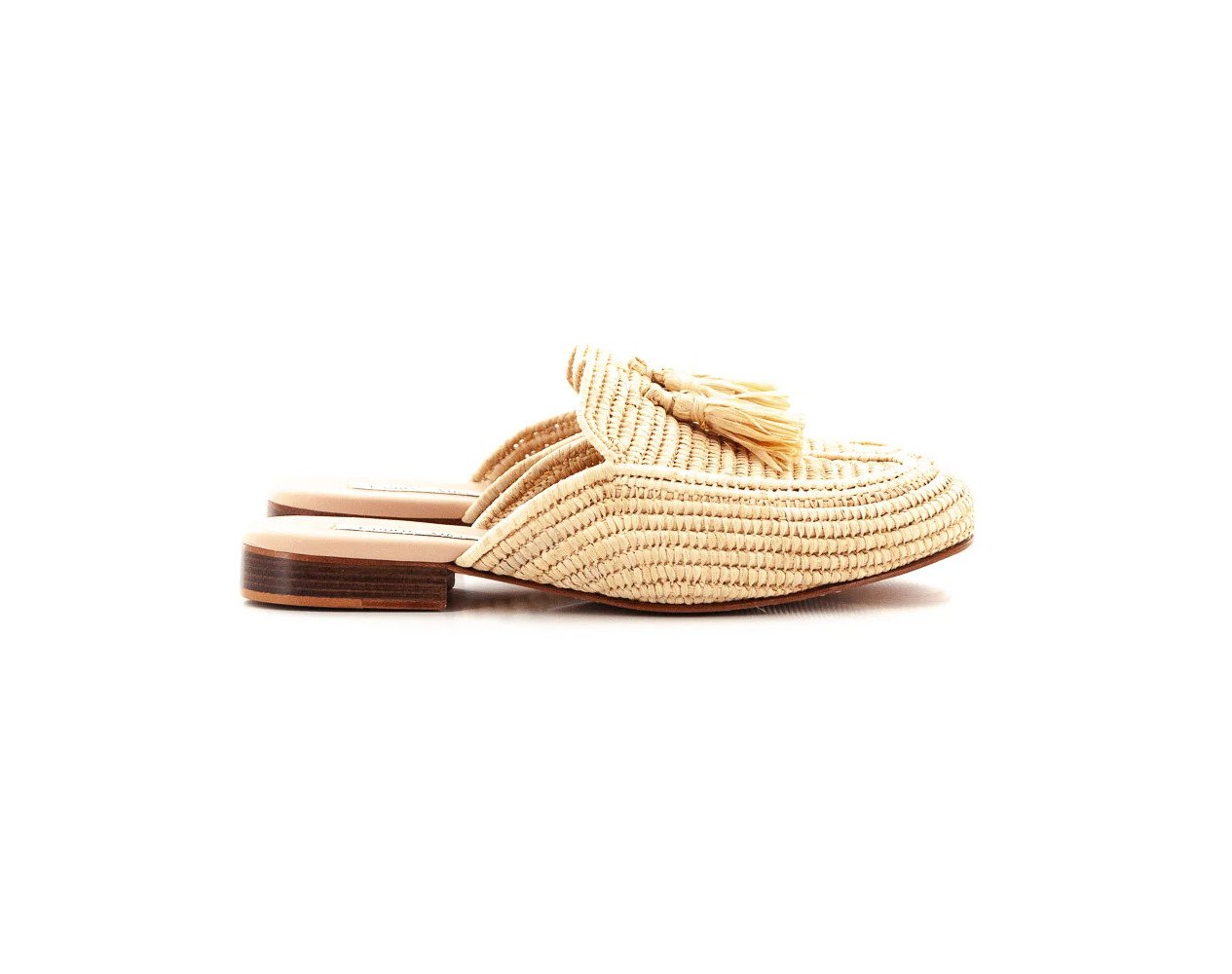 Sarah Raffia Sandal | Natural