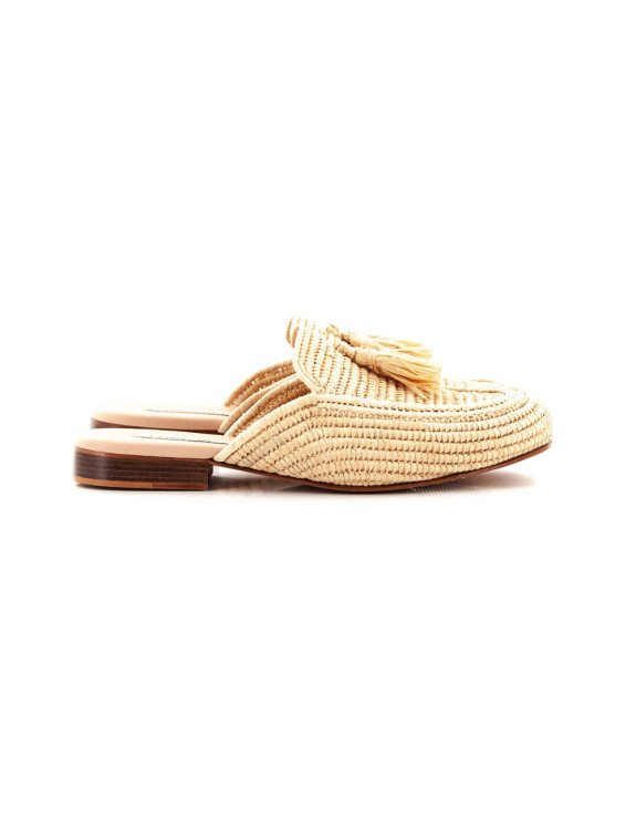 Sarah Raffia Sandal | Natural