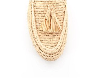 Sarah Raffia Sandal | Natural