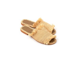 raffia sandals