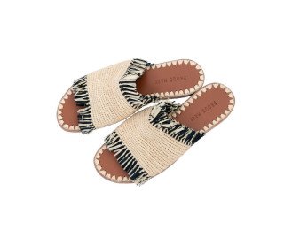raffia sandals