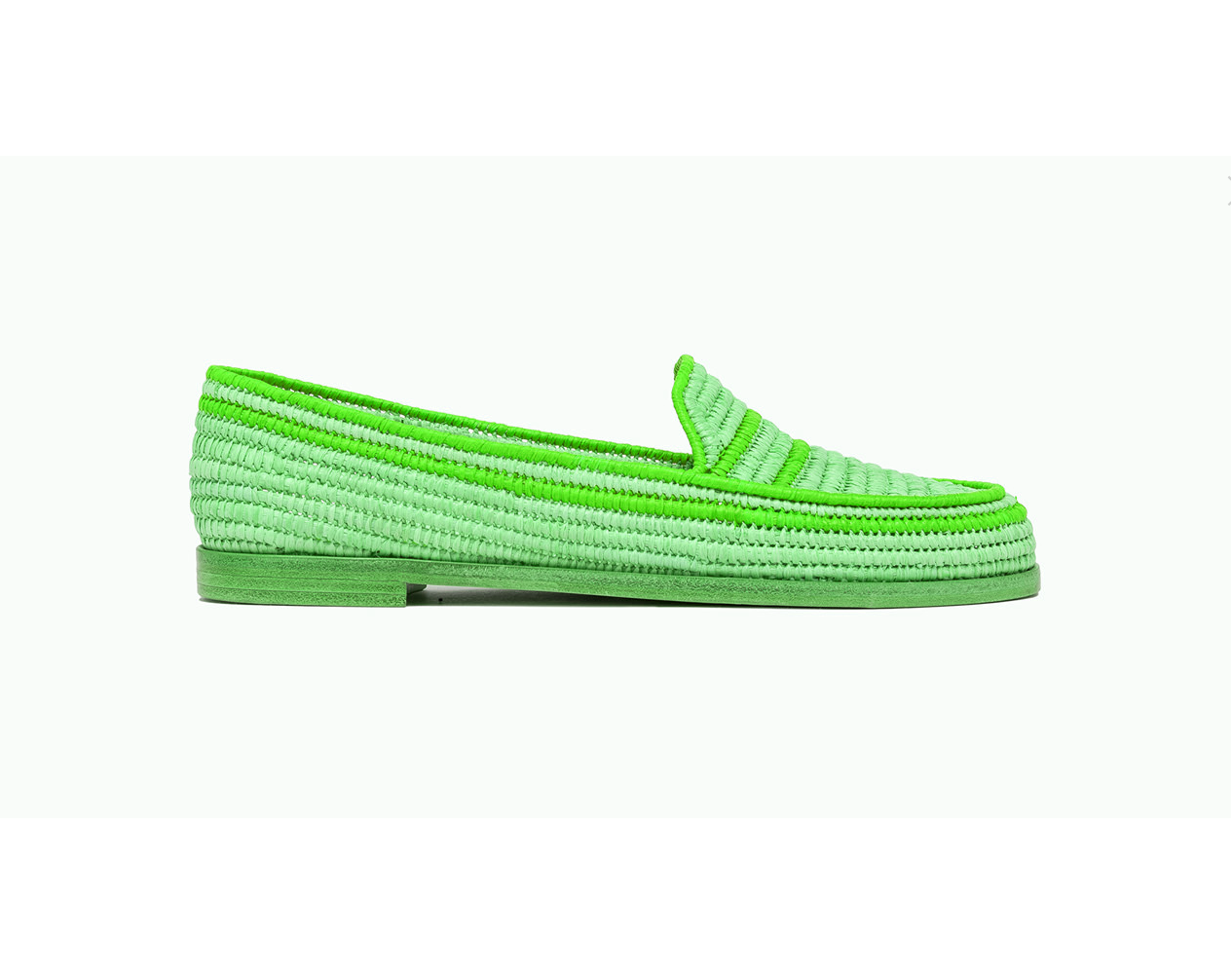 Chic and Eco-Friendly Paula Raffia Bicolor Shoes | Stylish Comfor