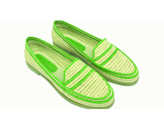 Chic and Eco-Friendly Paula Raffia Bicolor Shoes | Stylish Comfor
