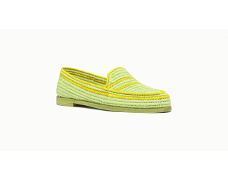 Chic and Eco-Friendly Paula Raffia Bicolor Shoes | Stylish Comfor