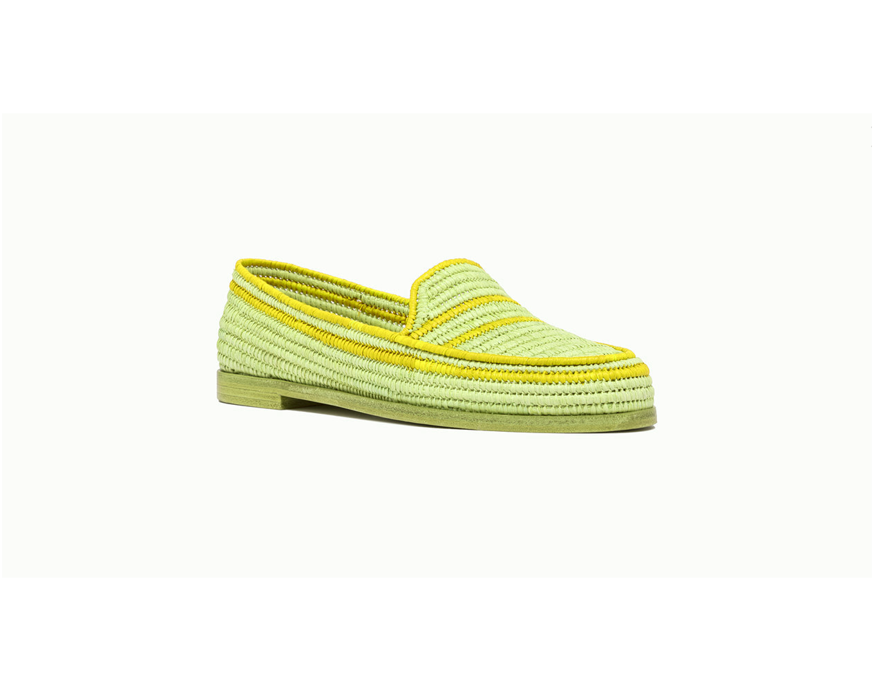 Chic and Eco-Friendly Paula Raffia Bicolor Shoes | Stylish Comfor