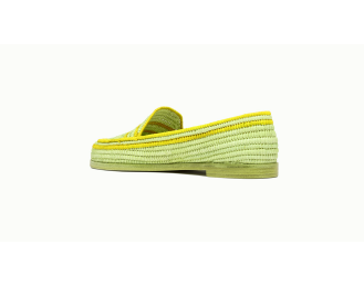 Chic and Eco-Friendly Paula Raffia Bicolor Shoes | Stylish Comfor