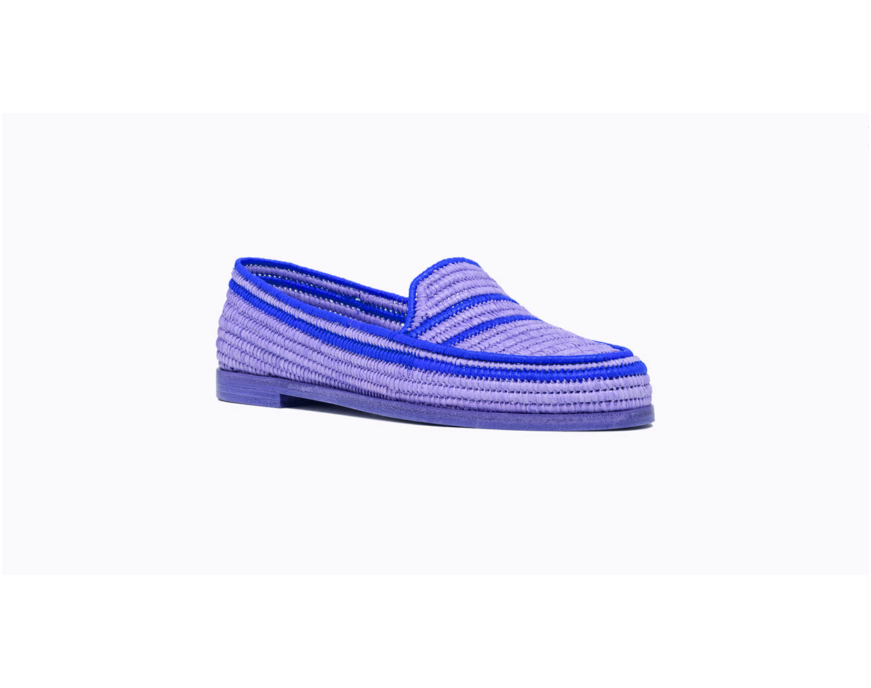 Chic and Eco-Friendly Paula Raffia Bicolor Shoes | Stylish Comfor