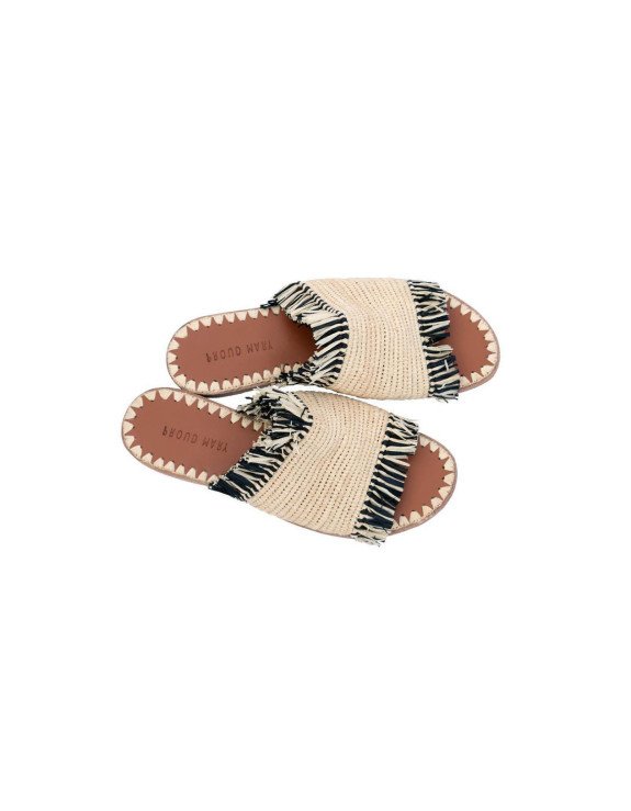 Sandal Raffia Mona | Natural and Black