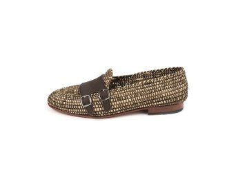 Loafer Raffia Leather  Shoes: Timeless Elegance, Modern Charm