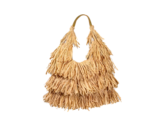 Tote bag natural raffia
