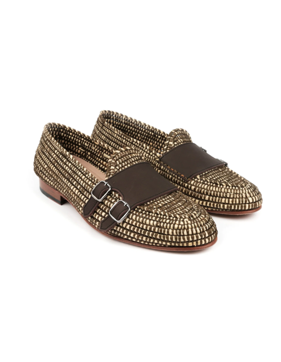 Loafer Raffia Leather  Shoes: Timeless Elegance, Modern Charm